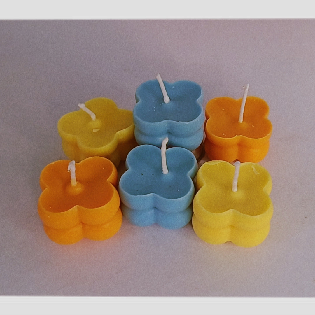 Pack Of 6 Small Bubble Scented Candel